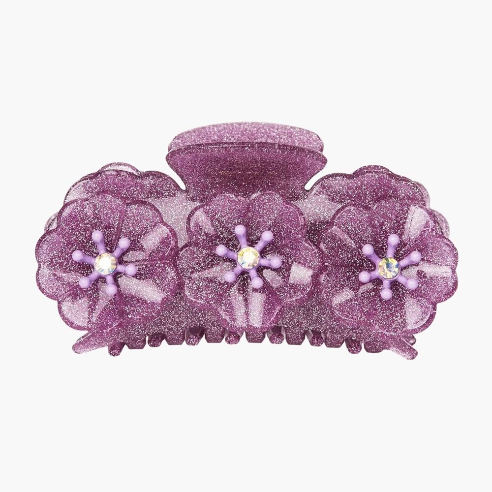 TAYLOR SWIFT Speak Now Cherry Blossom Hair Clip Purple Glittery Claw SOLD OUT